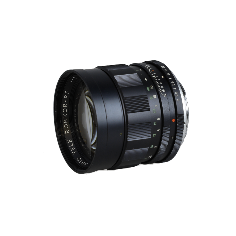 Minolta 100mm F/2 Auto Tele Rokkor-PF SR Mount Manual Focus Lens