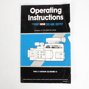 Chinon VHSC CVC-600 EZ Instruction Manual