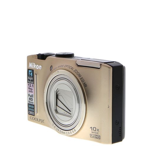 Nikon Coolpix S8100 Digital Camera, Gold {12.1MP}