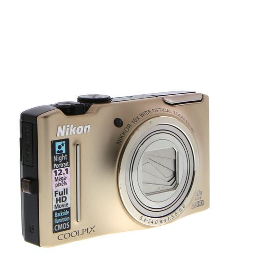 Nikon Coolpix S8100 Digital Camera, Gold {12.1MP}