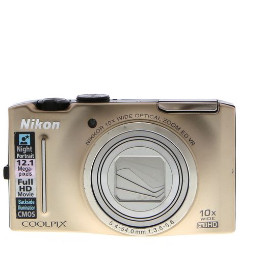 Nikon Coolpix S8100 Digital Camera, Gold {12.1MP}
