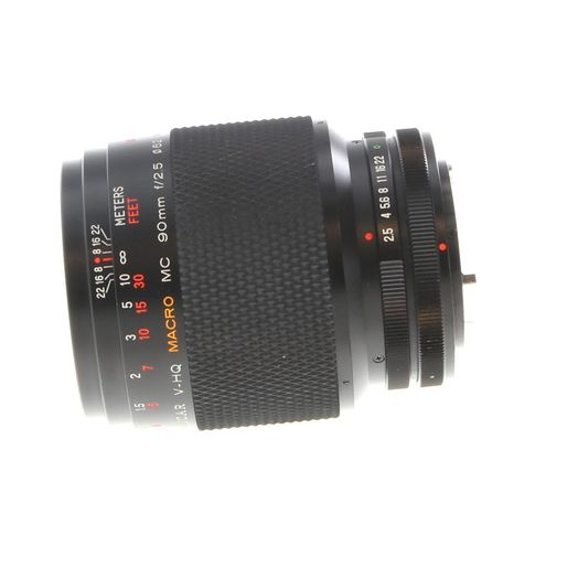 Elicar 90mm f/2.5 V-HQ MC Macro 1:1 Manual Focus Breech Lock Lens for