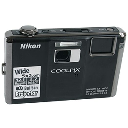 Nikon Coolpix S1000PJ Digital Camera, Black {12.1MP}