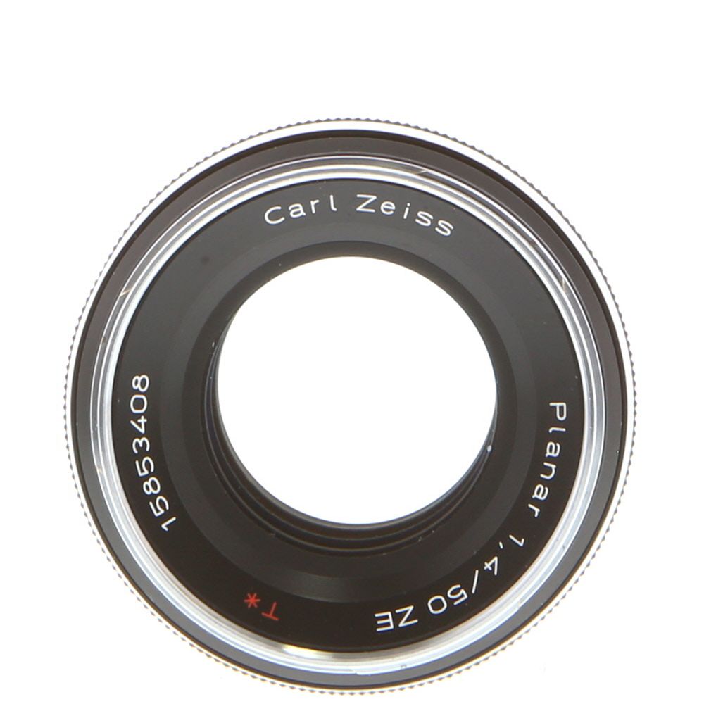 Zeiss 50mm f/1.4 Planar ZE T* Manual Focus Lens for Canon EF-Mount