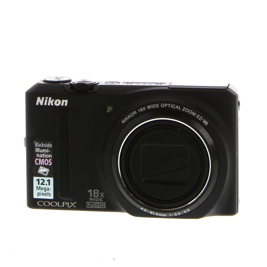 Nikon Coolpix S9100 Digital Camera, Black {12.1MP}