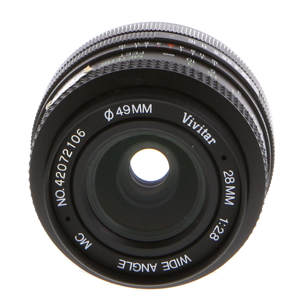 Vivitar 28mm f/2.8 MC Manual Focus Breech Lock Lens for Canon FD-Mount