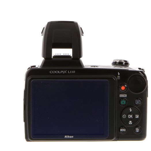 Nikon Coolpix L110 Digital Camera, Black {12.10MP} Requires 4/AA