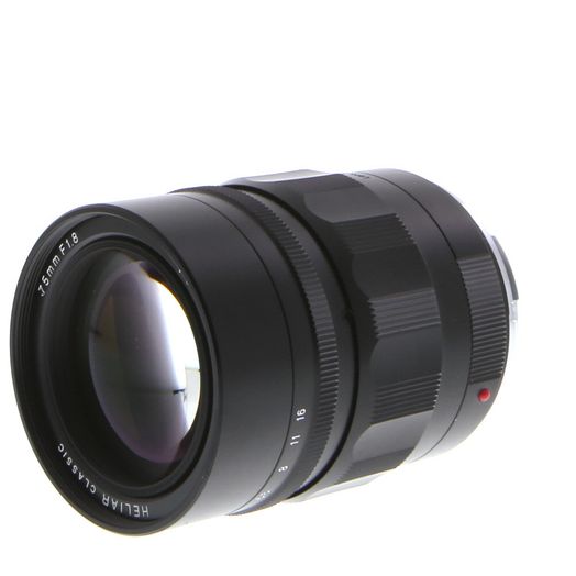 Voigtlander 75mm f/1.8 Heliar Classic Leica M-Mount Lens, Black (52)