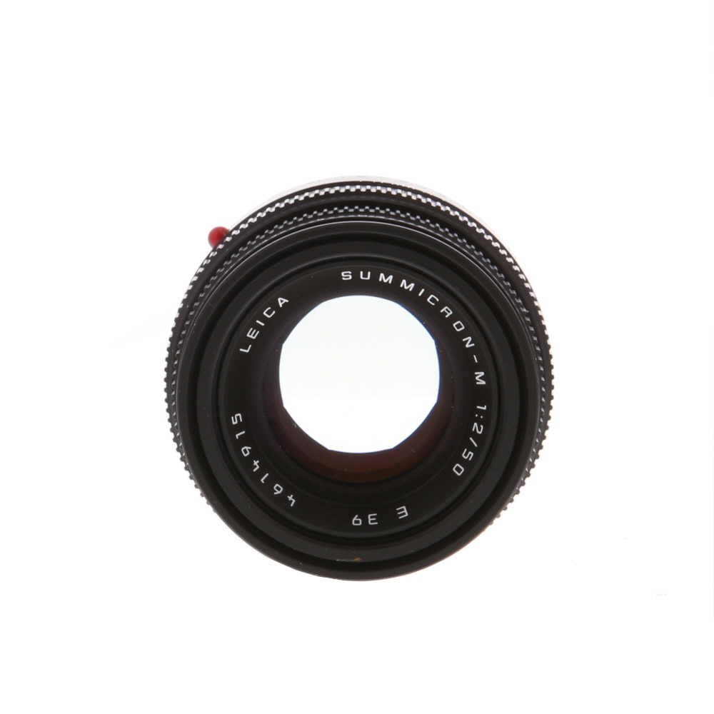 Leica 50mm f/2 Summicron-M (Type 5) M-Mount Lens w/ Built-In Hood, Germany, Black, 6-Bit 11826