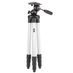 Manfrotto 390 Junior Aluminum Tripod with Integrated 390 3-Way Head, 4-Section, Chrome, 22-63.5 in.  thumbnail