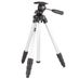Manfrotto 390 Junior Aluminum Tripod with Integrated 390 3-Way Head, 4-Section, Chrome, 22-63.5 in.  thumbnail