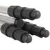 Manfrotto 390 Junior Aluminum Tripod with Integrated 390 3-Way Head, 4-Section, Chrome, 22-63.5 in.  thumbnail