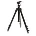 Manfrotto 7302YB Aluminum Tripod with Quick Release Clamp Integrated Ball Head, Center Column, 4-Section, Black, 14.2-56.7 in.  thumbnail