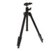 Manfrotto 7302YB Aluminum Tripod with Quick Release Clamp Integrated Ball Head, Center Column, 4-Section, Black, 14.2-56.7 in.  thumbnail