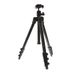 Manfrotto 7302YB Aluminum Tripod with Quick Release Clamp Integrated Ball Head, Center Column, 4-Section, Black, 14.2-56.7 in.  thumbnail