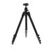 Manfrotto 7302YB Aluminum Tripod with Quick Release Clamp Integrated Ball Head, Center Column, 4-Section, Black, 14.2-56.7 in.  thumbnail
