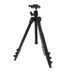 Manfrotto 7302YB Aluminum Tripod with Quick Release Clamp Integrated Ball Head, Center Column, 4-Section, Black, 14.2-56.7 in.  thumbnail