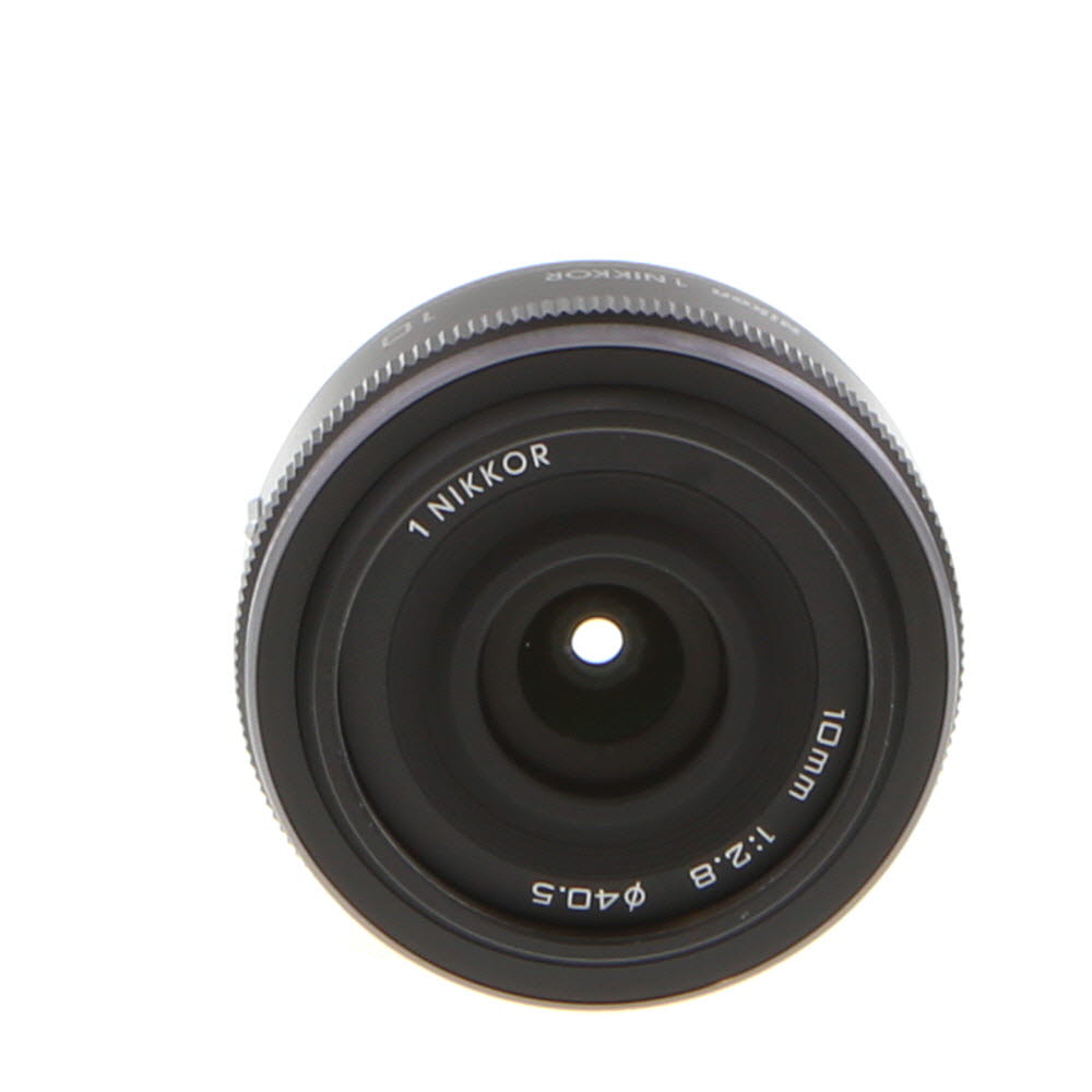 Nikon Nikkor 10mm F/2.8 Black Lens For Nikon 1 System CX Format