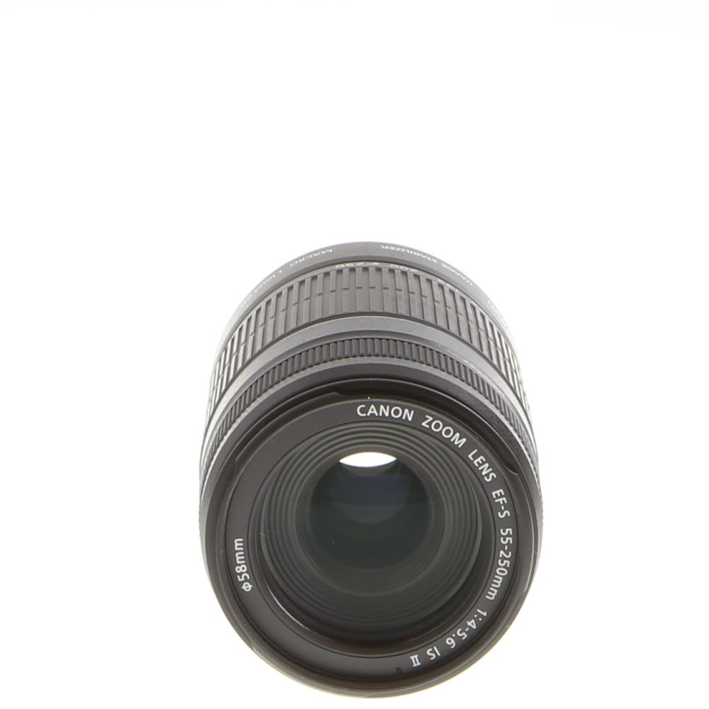 Canon EF-S 55-250mm f/4-5.6 IS II Autofocus APS-C Lens, Black