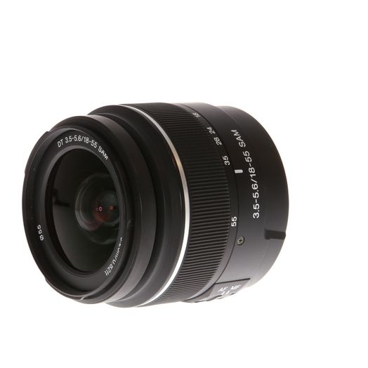 Sony 18-55mm f/3.5-5.6 DT SAM (SAL1855) A-Mount Autofocus Lens [55]