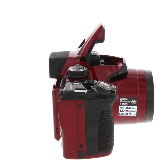 Nikon Coolpix P500 Digital Camera, Red {12.1MP}