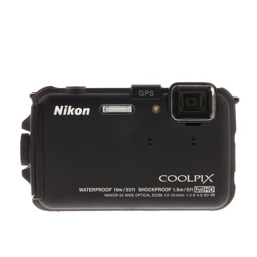 Nikon Coolpix AW100 Waterproof Underwater Digital Camera, Black {16MP}