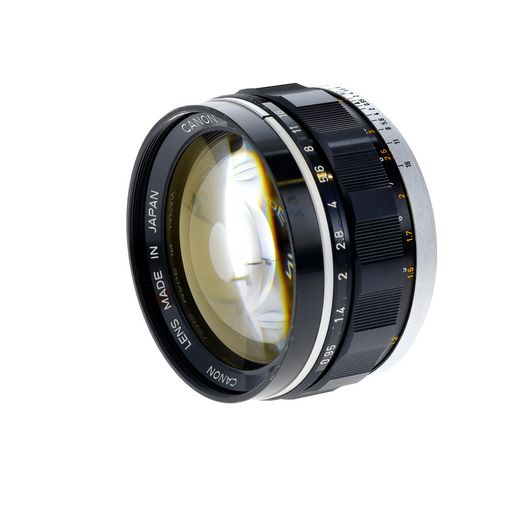 Canon 50mm f/0.95 TV Lens for Leica M-Mount, Black/Chrome {72}