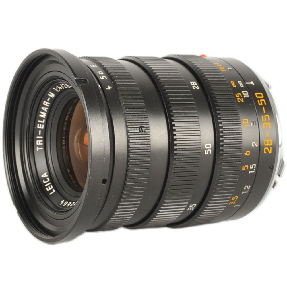 Leica 28-35-50mm f/4 Tri-Elmar-M ASPH. M-Mount Lens, Black, 6-Bit