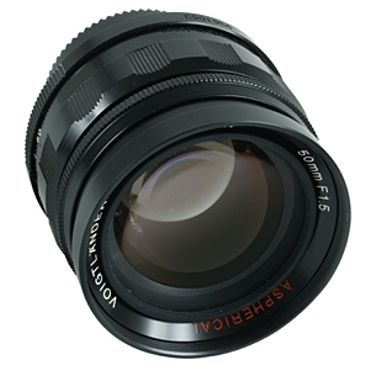 Voigtlander 50mm f/1.5 Nokton Aspherical Lens for M39 Leica Screw Mount, Black