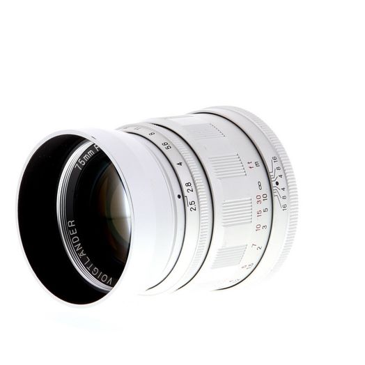 Voigtlander 75mm f/2.5 Color-Heliar Lens for M39 Leica Screw Mount