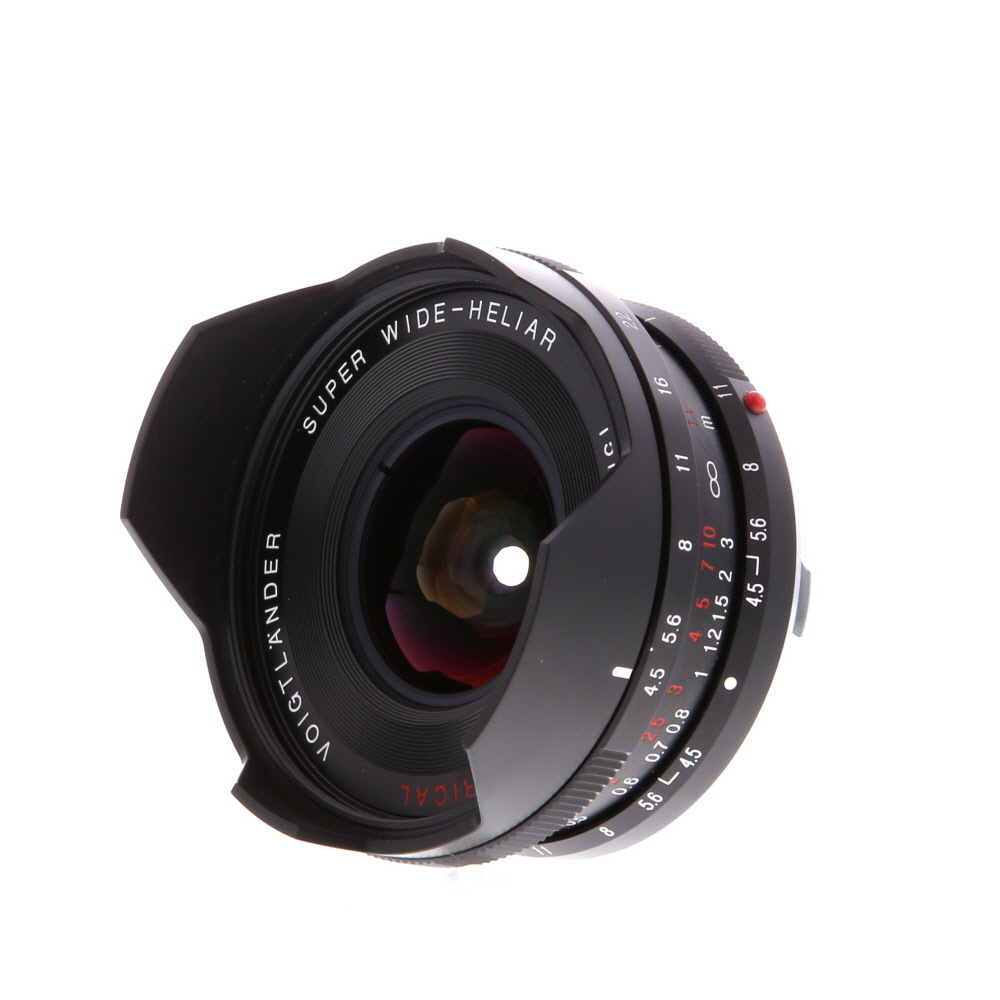 Voigtlander 15mm f/4.5 Super Wide-Heliar Aspherical Lens for Leica M-Mount, Black