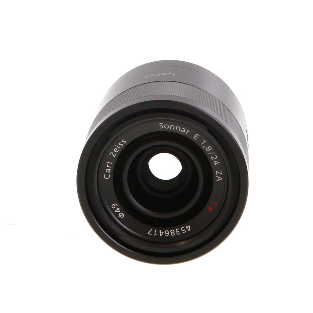 Sony Zeiss Sonnar T* 24mm f/1.8 ZA Autofocus APS-C Lens for E-Mount, Black | 49 | SEL24F18Z