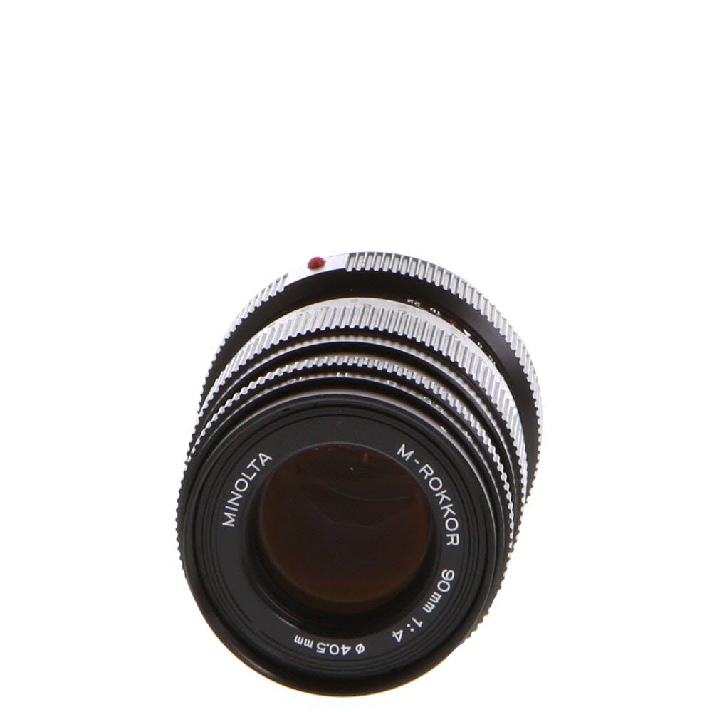 【良品】MINOLTA M-Rokkor 90mm f/4 leica Minolta 90mm f/4 M-Rokkor Lens for Leica M-Mount, Japan, Black {40.5}