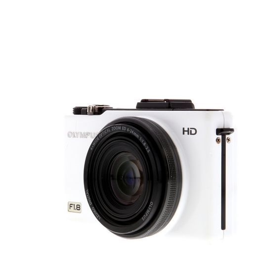 Olympus XZ-1 Digital Camera, White {10MP}
