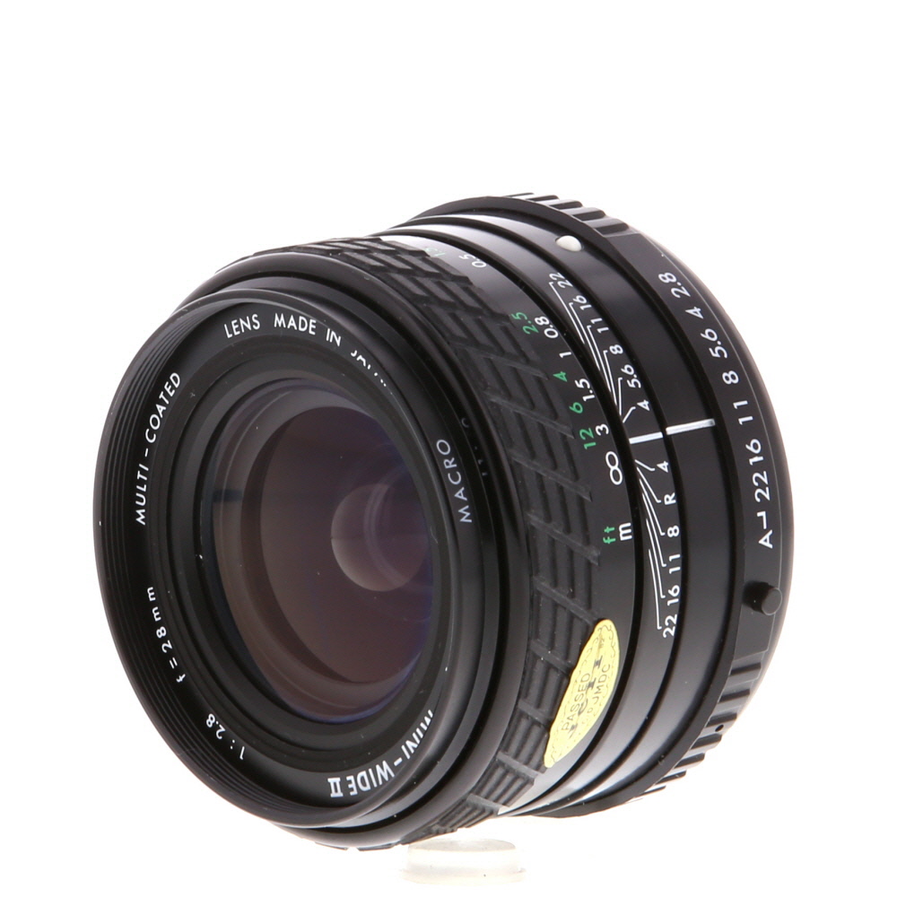 Sigma 28mm F/2.8 Mini Wide II Macro A Manual Focus Lens For Pentax K Mount