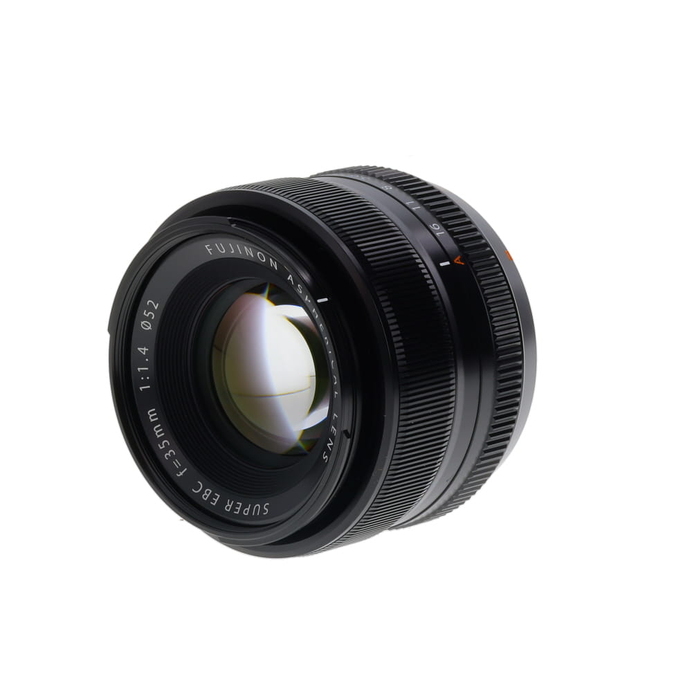 Fuji FUJIFILM XF 35mm f/1.4 R Fujinon APS-C Lens for X-Mount, Black