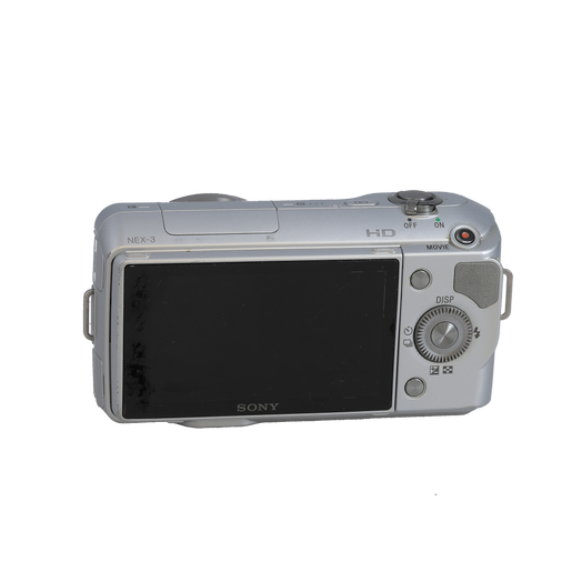 Sony NEX-3 Mirrorless Camera Body, Silver {14.2MP}