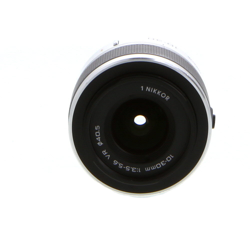 Nikon Nikkor 10-30mm f/3.5-5.6 VR Lens For Nikon 1 System CX Format, White