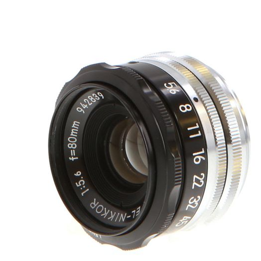 Nikon 80mm F/5.6 EL-Nikkor (39mm Mount) Enlarging Lens (Requires Ring)
