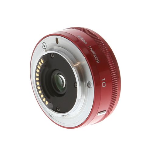 Nikon Nikkor 10mm F/2.8 Red Lens For Nikon 1 System CX Format {40.5}