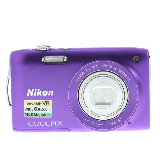 Nikon Coolpix S3300 Digital Camera, Purple {16MP}