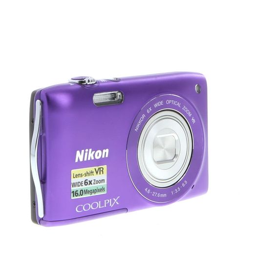 Nikon Coolpix S3300 Digital Camera, Purple {16MP}