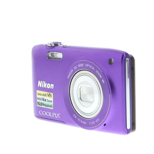 Nikon Coolpix S3300 Digital Camera, Purple {16MP}