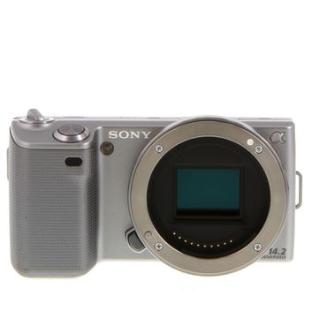 Sony NEX-5 Mirrorless Camera Body, Silver {14.2MP}