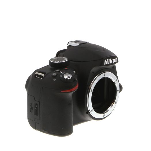 Nikon D3200 DSLR Camera Body, Black {24.2MP}