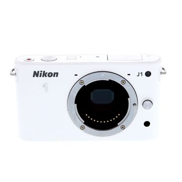 Nikon 1 J1 Mirrorless Camera Body, White
