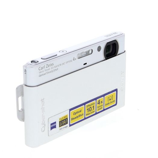 Sony Cyber-Shot DSC-T77 Digital Camera, Silver {10.1MP}