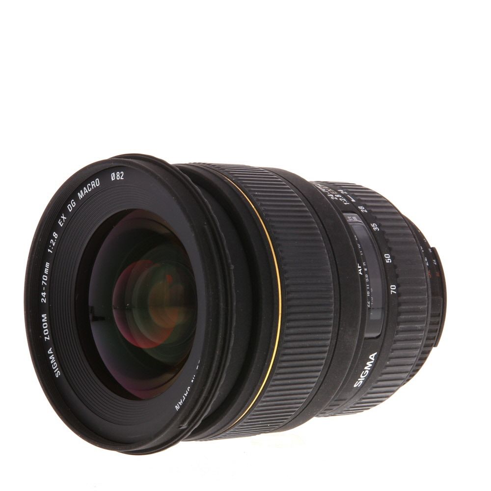 Sigma 24-70mm f/2.8 DG EX Macro Autofocus Lens for Nikon, Black {82}