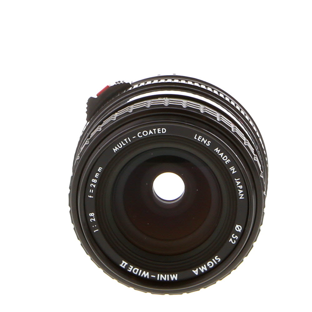 Sigma 28mm f/2.8 Mini-Wide II Macro Manual Focus Lens for Canon FD-Mount