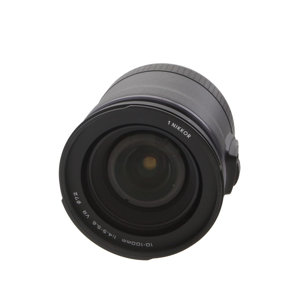 Nikon Nikkor 10-100mm f/4-5.6 VR Lens for Nikon 1 System CX Format, Black